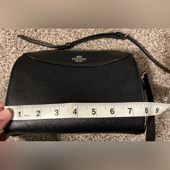 Coach Bennett Crossbody in Black Crossgrain Leather - Picture 6 of 14